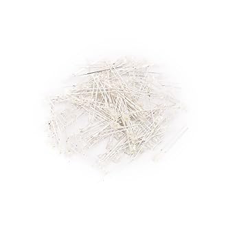 Generic 100 Pcs 2 x 3 x 4mm Square Head White Diffused Light Emitting Diode Lamp LEDs