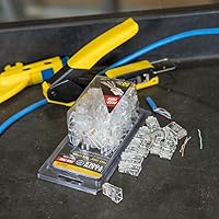 Vista 8 de Klein Tools 80085 VDV Kit de prueba de cables LAN y alambre para enchufes de datos modulares Klein Pass-THU RJ45, 6 piezas