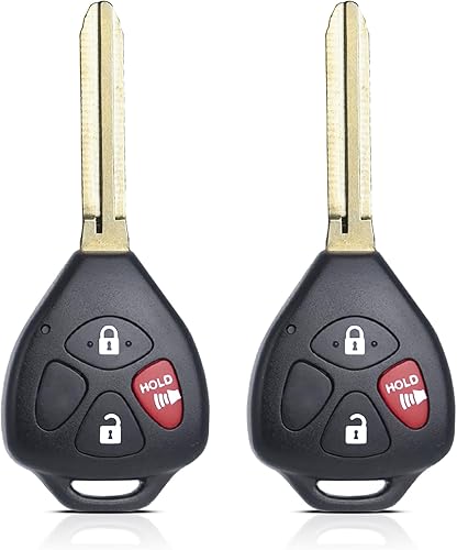 MechanMagic Llavero de repuesto para Toyota Rav4 2006 2007 2008 2009 2010 2011 / Scion XB 2008-2012 2013 HYQ12BBY Control remoto de entrada sin