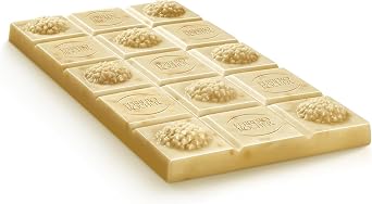 Ferrero Rocher White Chocolate Bar with Hazelnut, 90g, Pack of 8