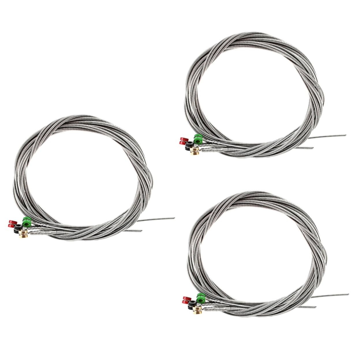 TOYANDONA 3 Juegos cuerda accesorios para bajo cable bajo accesorio de guitarra accesorios de bajo accesorios para instrumentos alambre de musica Metal instrumento musical Acero inoxidable