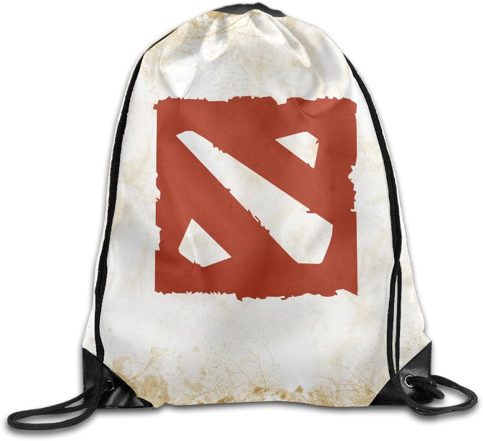 DFSHDYD Sports Game Dota 2 Training Gym Drawstring Backpack Sack Bag