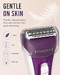 Remington Lisse & Shaver électrique soyeux pour les femmes, 3-Blade Shaver et Bikini Trimmer, Shave Wet ou sec
