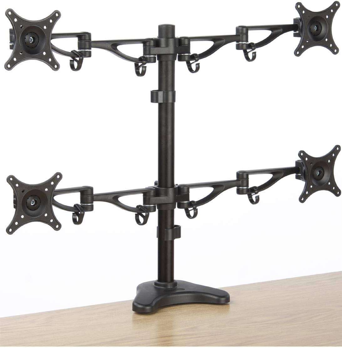 Displays2go LTMLT4BP7 Monitor Desk Mount Holds (4) 1024