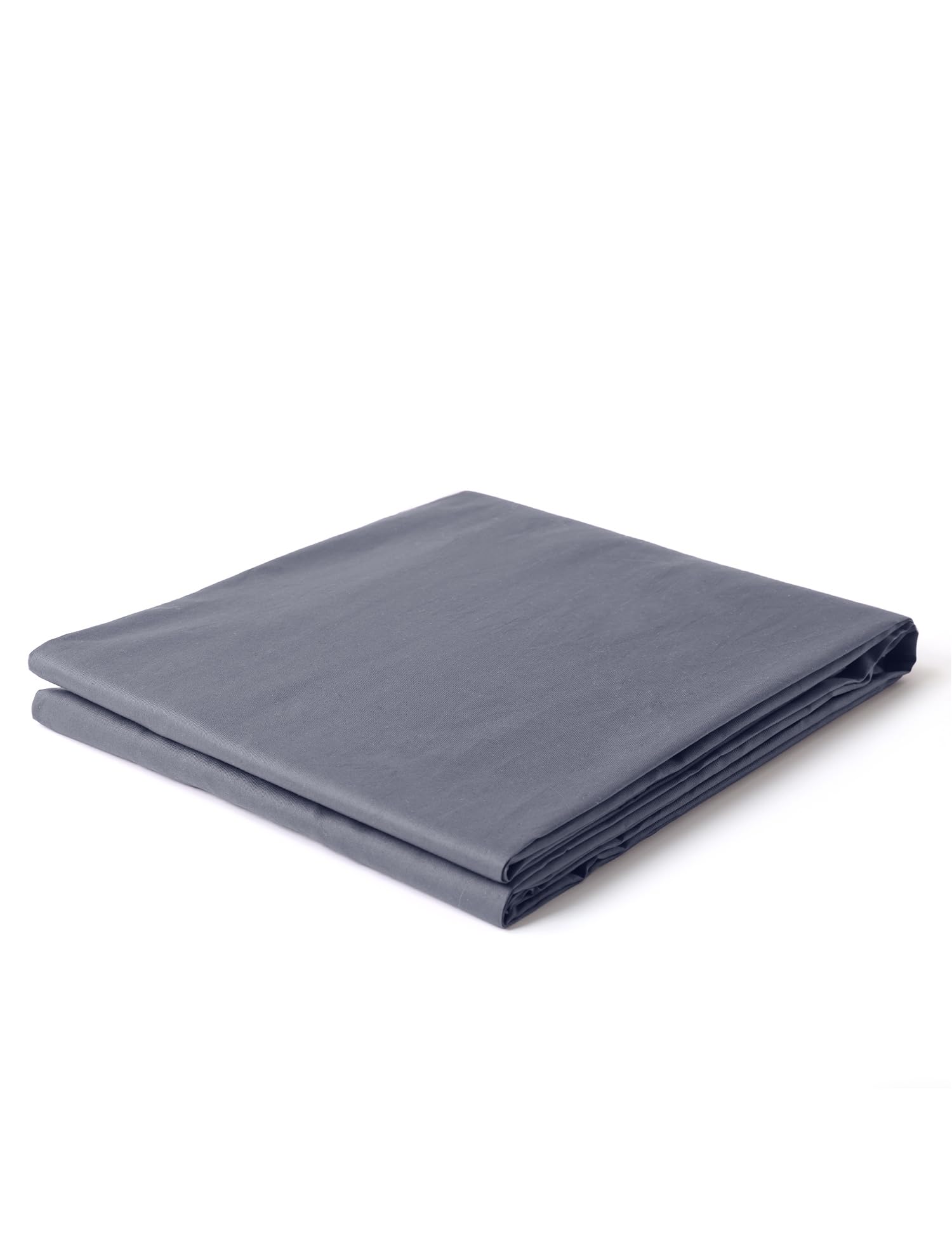 YnM Exclusive Cotton Duvet Cover for Weighted Blankets with 16 Strings (Dark Grey, 88"x104")