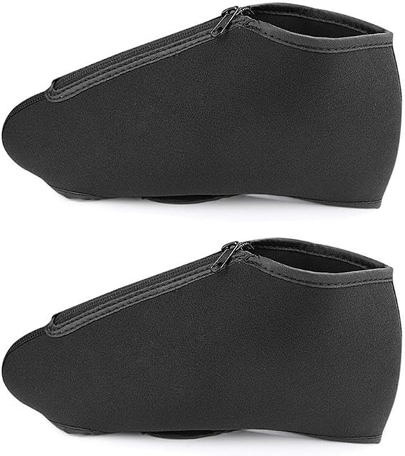 Ice Skate Boot Covers for neoprene 2Pcs Black Small Ice Skate