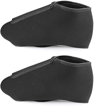 Ice Skate Boot Covers for neoprene 2Pcs Black Small Ice Skate
