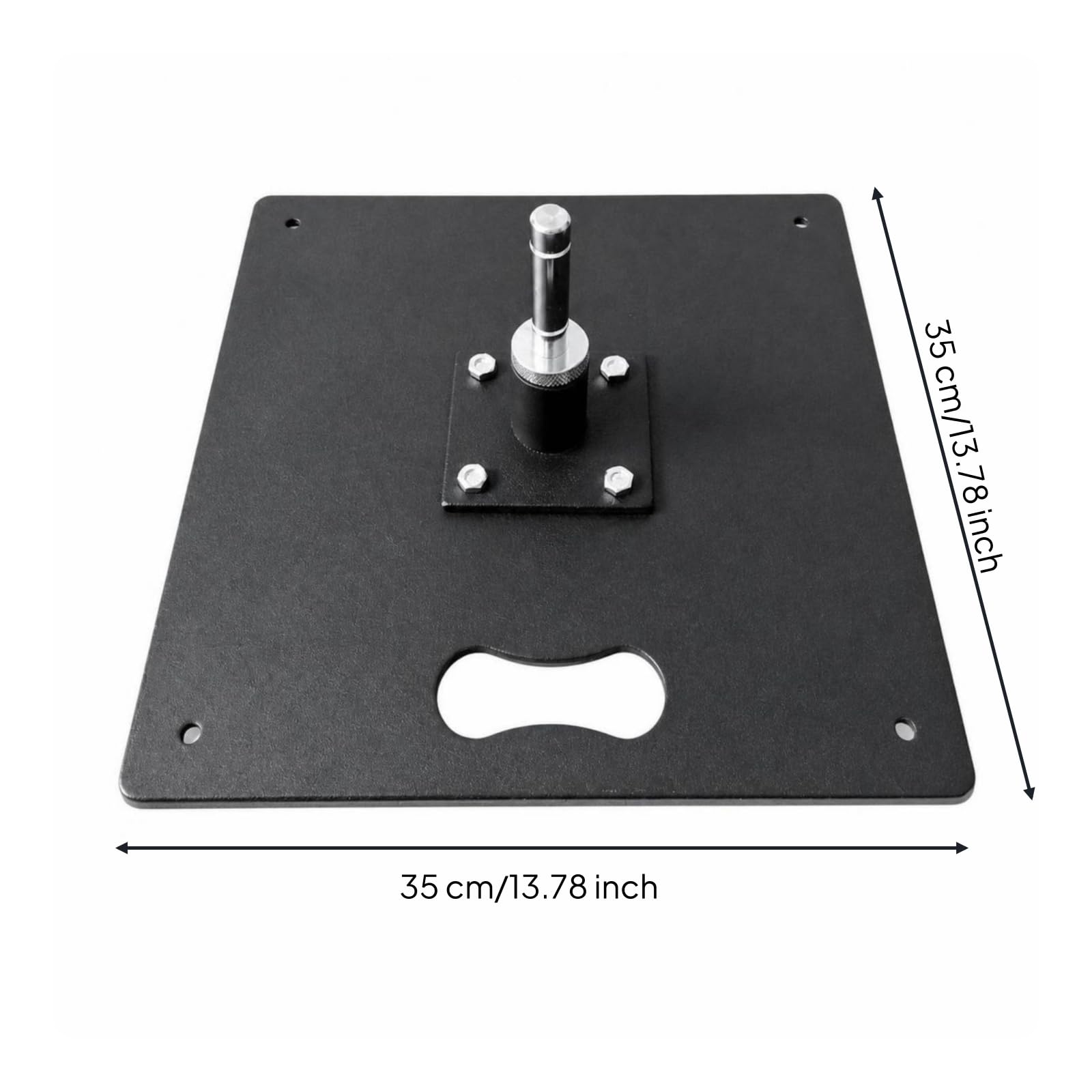 Support Drapeau en Métal Stable, 35cmx35cm 4kg