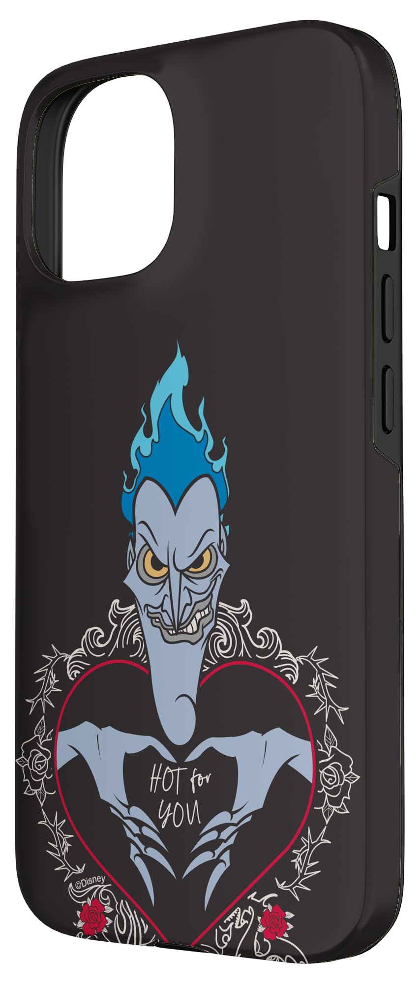 Custodia per iPhone 15 Disney Villains Hades Hercules Hot For You San Valentino