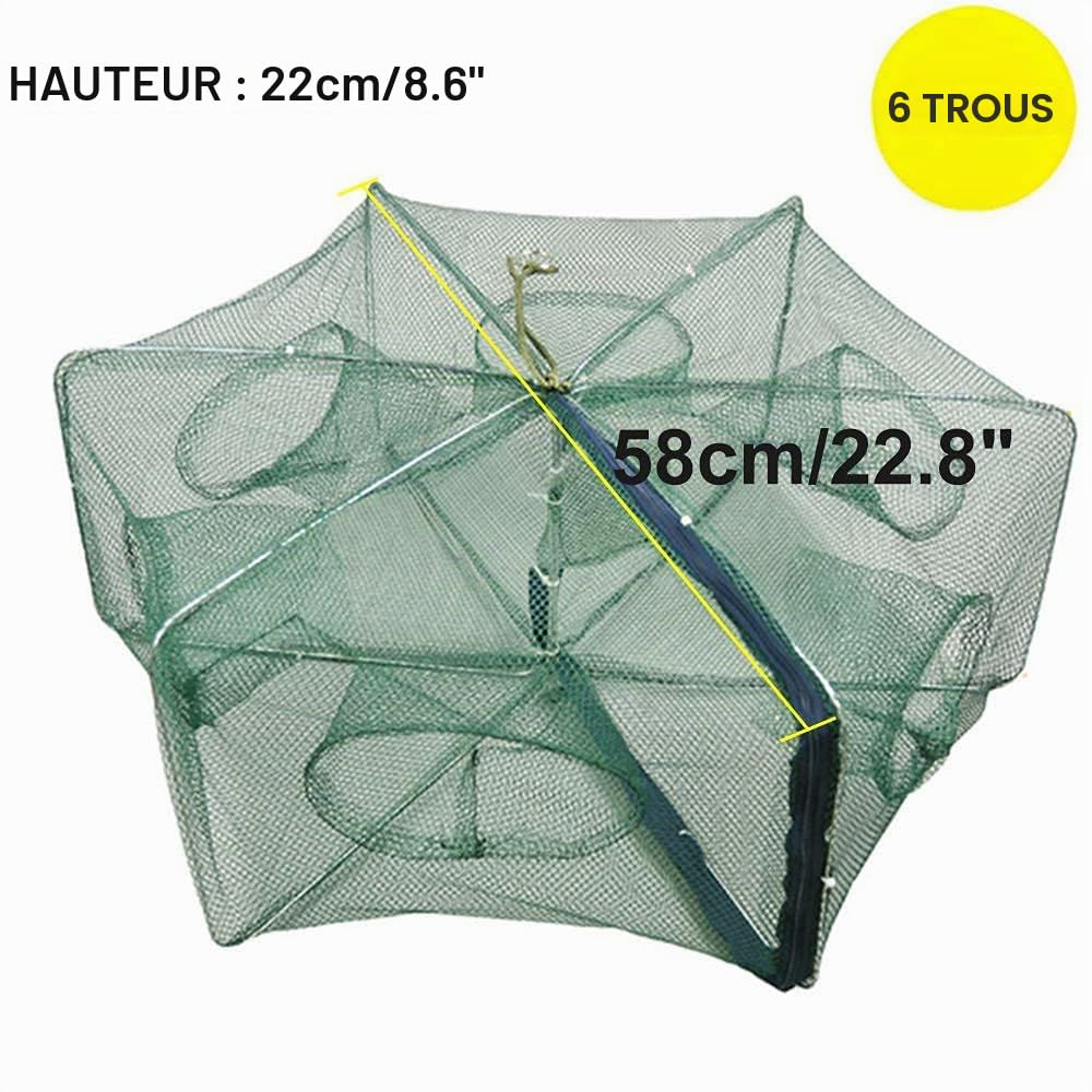 Piège à appâts Pliable pour crabes, écrevisses, ménés, crawdad crevettes et crevettes
