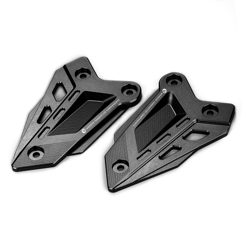 Protezione Tallone Poggiapiedi In Alluminio CNC Per Kawasaki Z900 (2018-2023) E Z900 SE (2022-2023) – Rosso/Nero