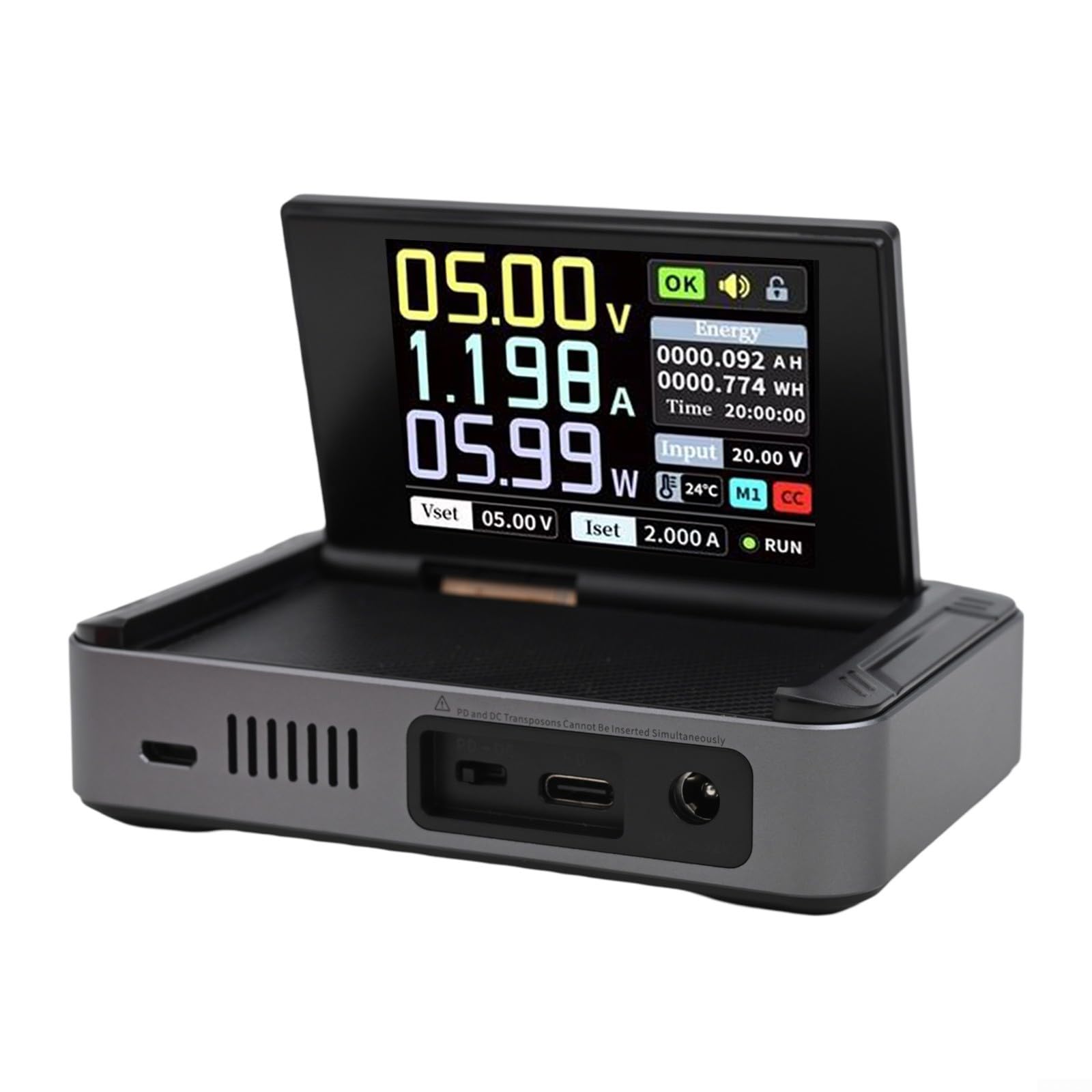 Programmierbares Labornetzteil 30V 5A mit Encoder & IPS Display - DC Regelbar Netzgerät USB-C Schnellladung für Elektronikreparatur DIY Projekte 150W