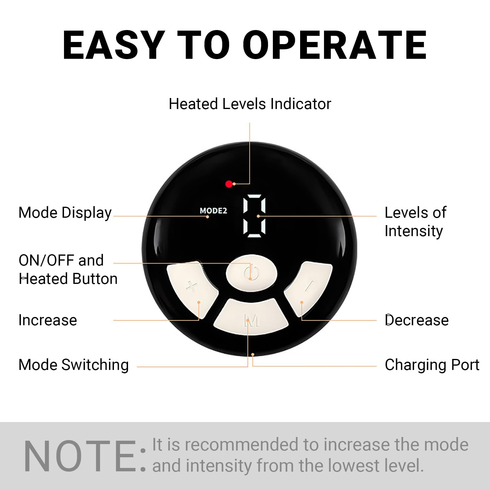 Azonee EMS Muscle Stimulator, Abs Stimulator, Muscle Toning Training Belt for Gym Home Office, Muscle Toner Waist Trimmer Equipment, Abdominal Toning Belt Electric Ab Stimulator for Men Women