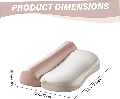 Miniatura 6 de 2Pcs Pillow for Neck Pain Relief, Ergonomic Memory Foam Neck Pain Pillow with Contour Design for Side Back Stomach Sleepers Style-1, USO en casa