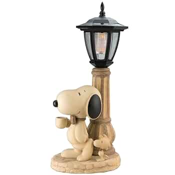 【希少】加藤工芸 スヌーピー インテリア置物 センサーライト コレクション スヌーピー】SNOOPY ガーデンライト 加藤工芸 PEANUTS