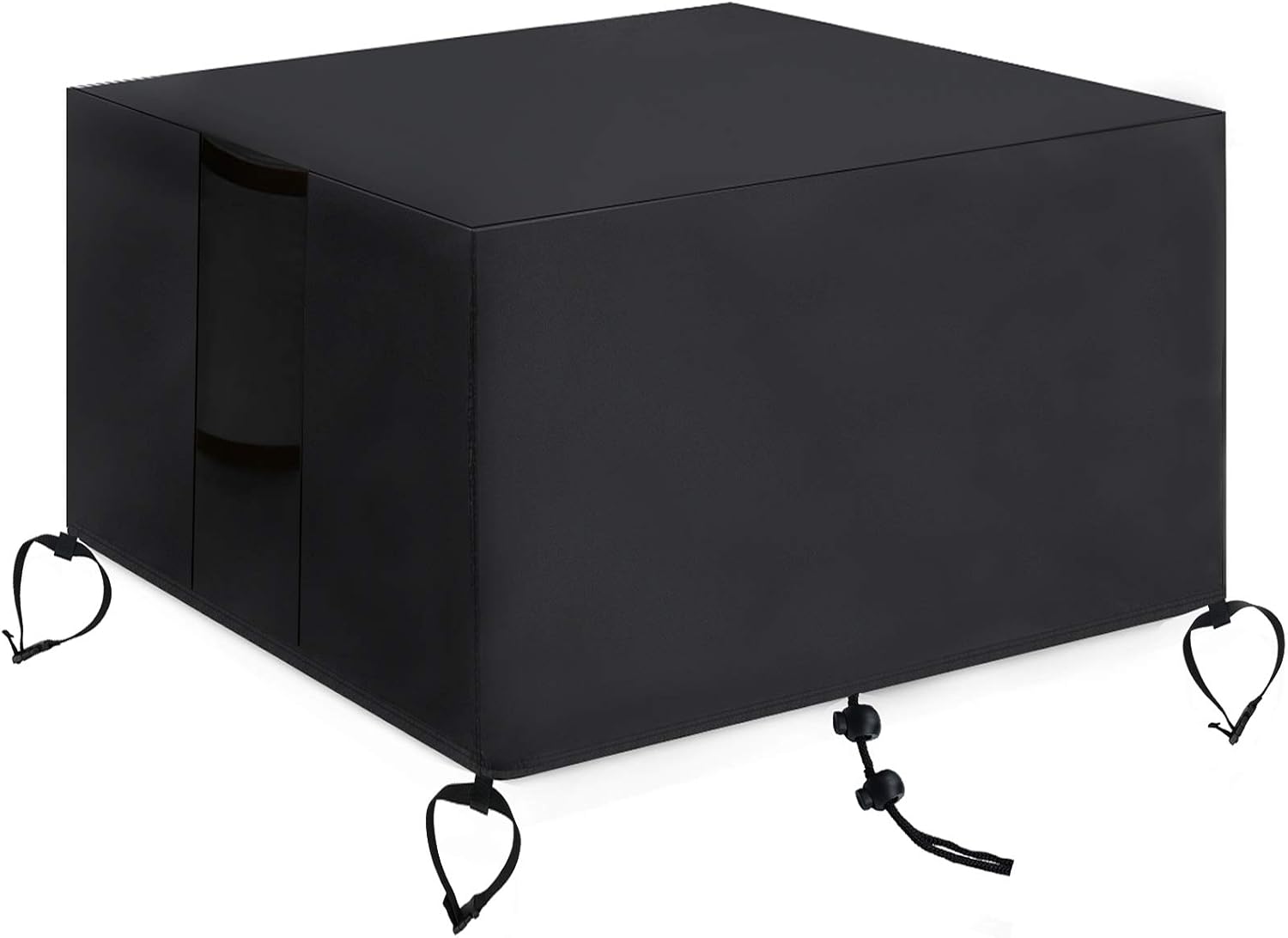 Hohong Outdoor Square Fire Pit Cover,33 Inch Waterproof Heavy Duty Gas Fire Pit Table Cover for Patio Propane Bonfire Pit - 33 X 33 X 17 Inch