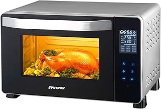 Syntrox Germany BO-2000W-RO-45L Touch Monterrey - Mini forno digitale in acciaio INOX, 45 litri
