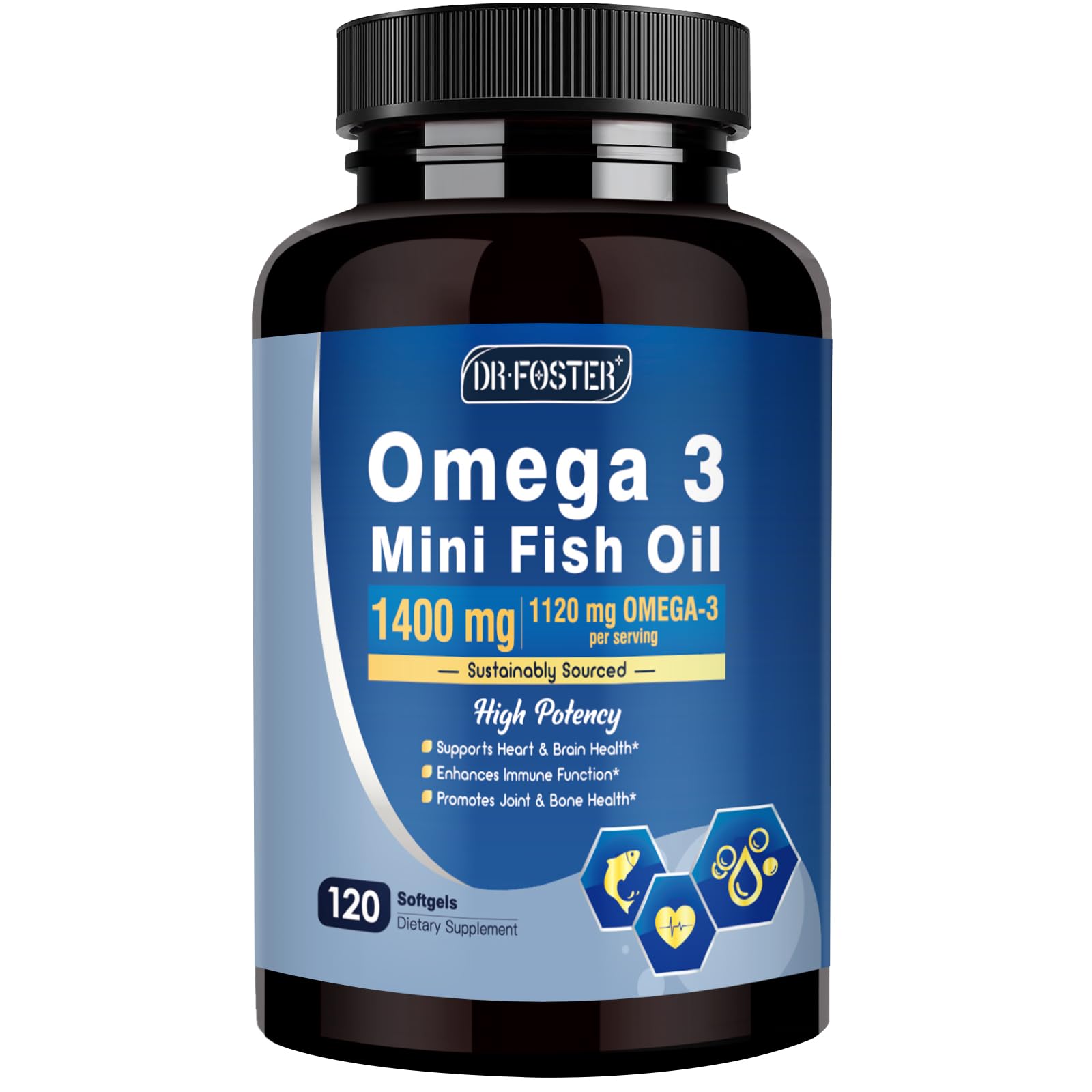 Mini Omega 3 Fish Oil 1400mg