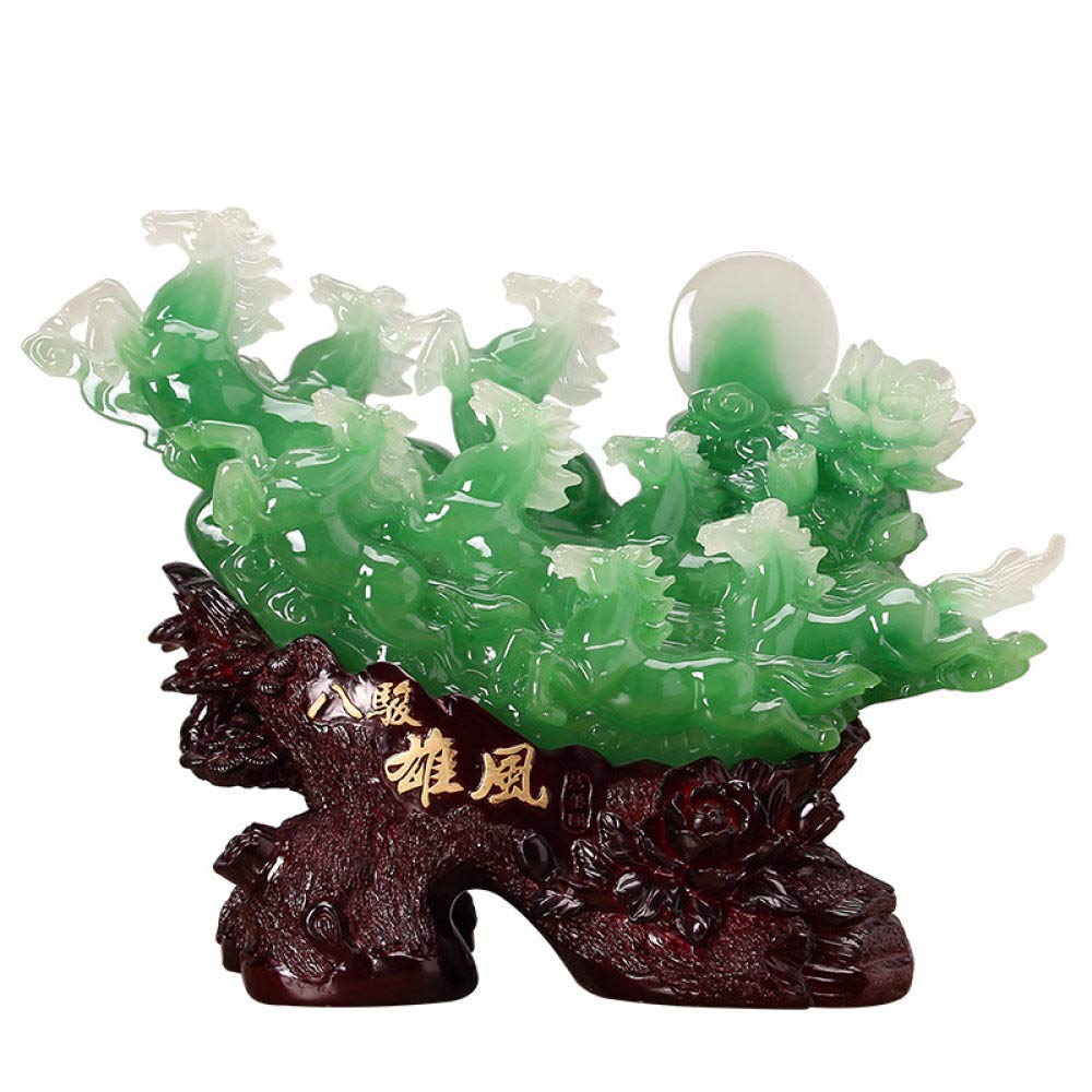 Petite statue de coursier mignon pour décorer votre salon