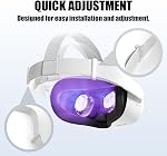 Head Strap for Oculus Quest 2 Headset, Adjustable Replacement Headstrap VR Headset Accessories Parts Compatible with Meta Quest 2