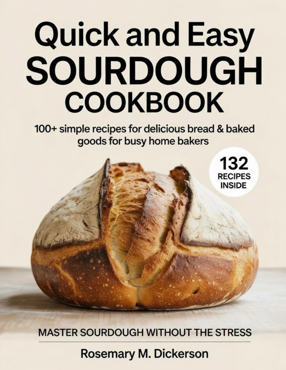 Quick and Easy Sourdough Cookbook: 100+ Simple Recipes for Delicious Bread & Baked Goods for Busy Home Bakers
