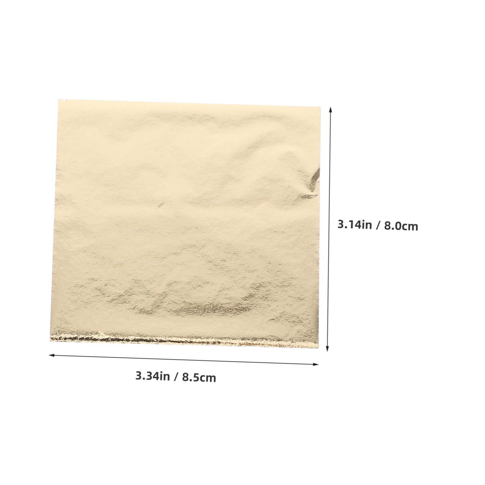 ULDIGI Gleaming Art Foil Sheets 100pcs Imitation Leaf Crafting Foil Flakes Perfect for Gilding Painting Decor More