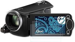 Bruni Screen Protector compatible with Panasonic HC-V160 Protector Film, crystal clear Protective Film (2X)