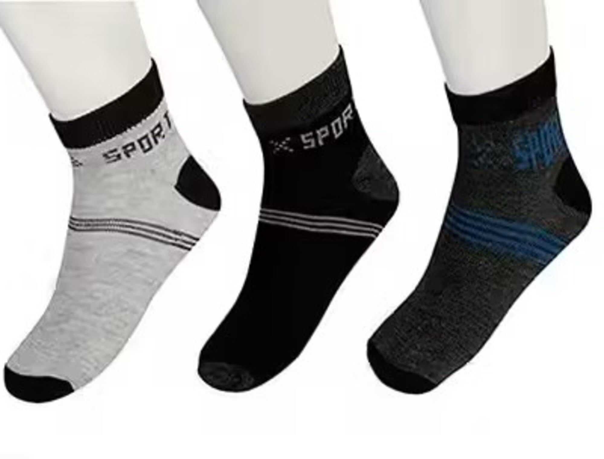 3 Pair Ankle Socks -Unisex Sports Anti Odor & Anti Bacterial, Moisture Wicking, Breathable, Perfect for Running, Sneakers & Everyday Wear-image-47