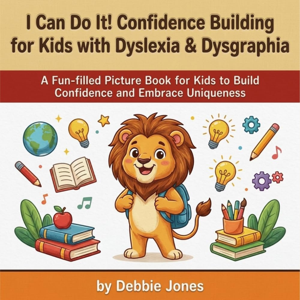 I Can Do It! Confidence Building for Kids with Dyslexia & Dysgraphia: A Fun-Filled Picture Book to Help Children Build Confidence, Celebrate Differences, and Discover Their Unique Strengths