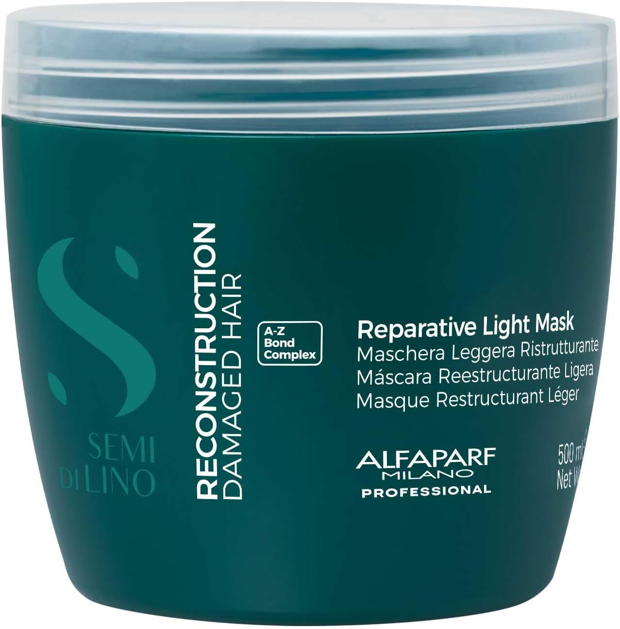 Alfaparf Milano Semi di Lino Reconstruction Reparative Light Mask 500ml – maschera ristrutturante capelli fini