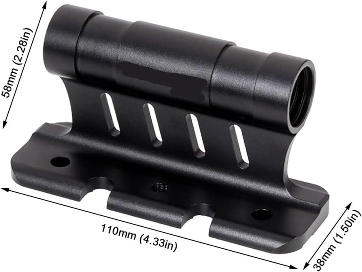 Bicycle Rack Carrier Aluminum Fork Mount MTB Road Bike Front Fork Quick Install Axle Fork Bracket Fixed Clip Mount Parking Rack for Roof, Chassis(Black)