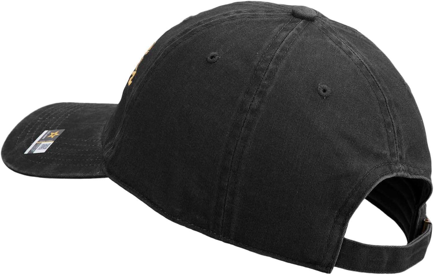 U.S. Army 1st Infantry Division Embroidered Washed Solid Pigment Dyed Cotton Twill Brass Buckle Cap - Image 3