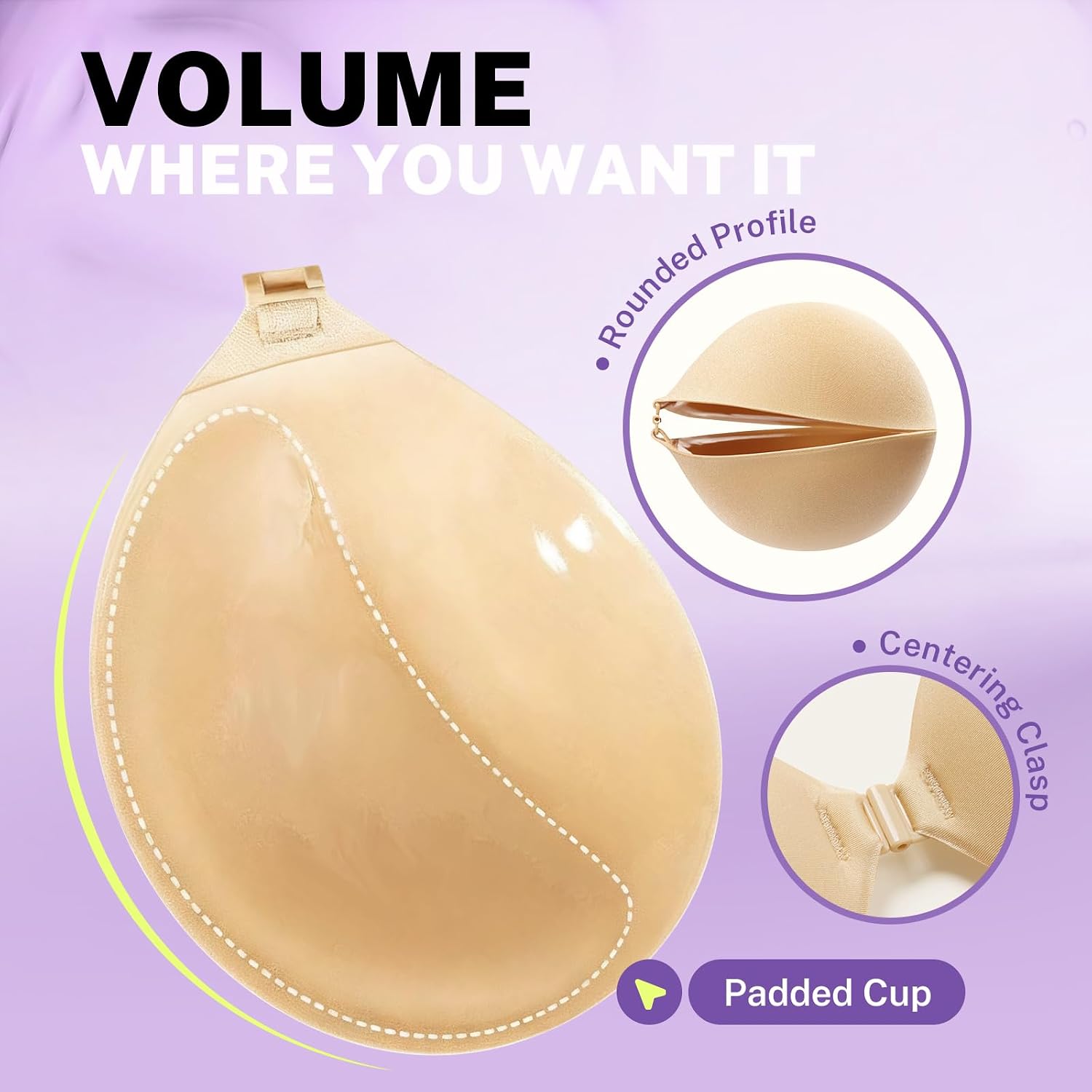 Push Up Bra, Sticky Bra Push Up, Strapless Bra for Small Breasts