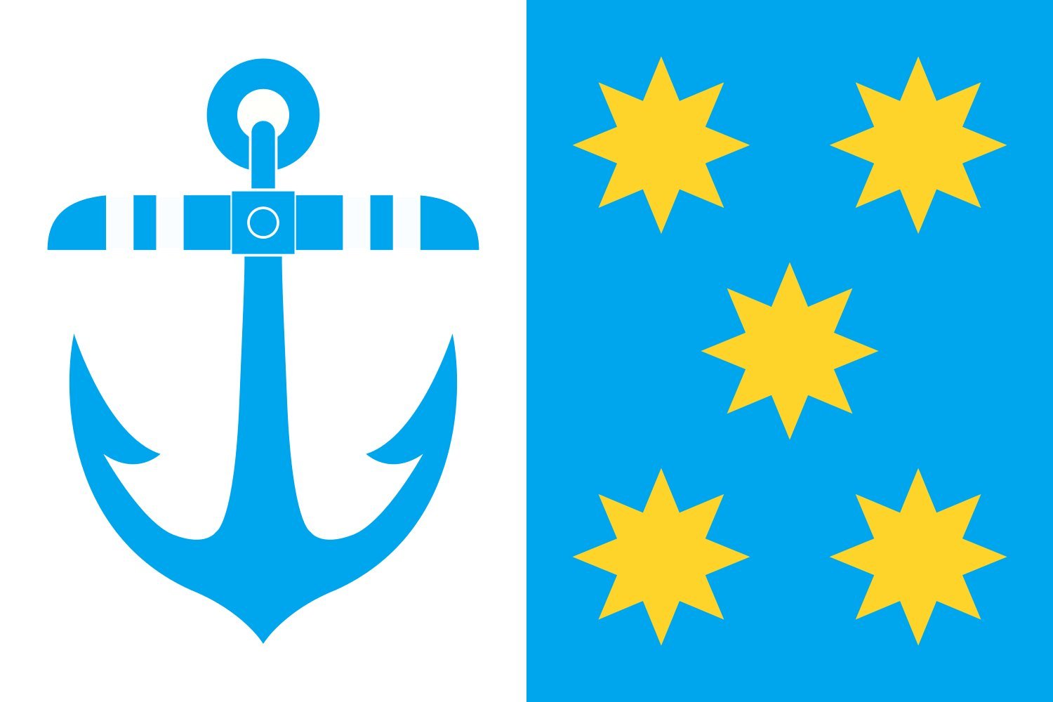 Drapeau Large Cariño en tissu haute densité avec œillets pour Concello