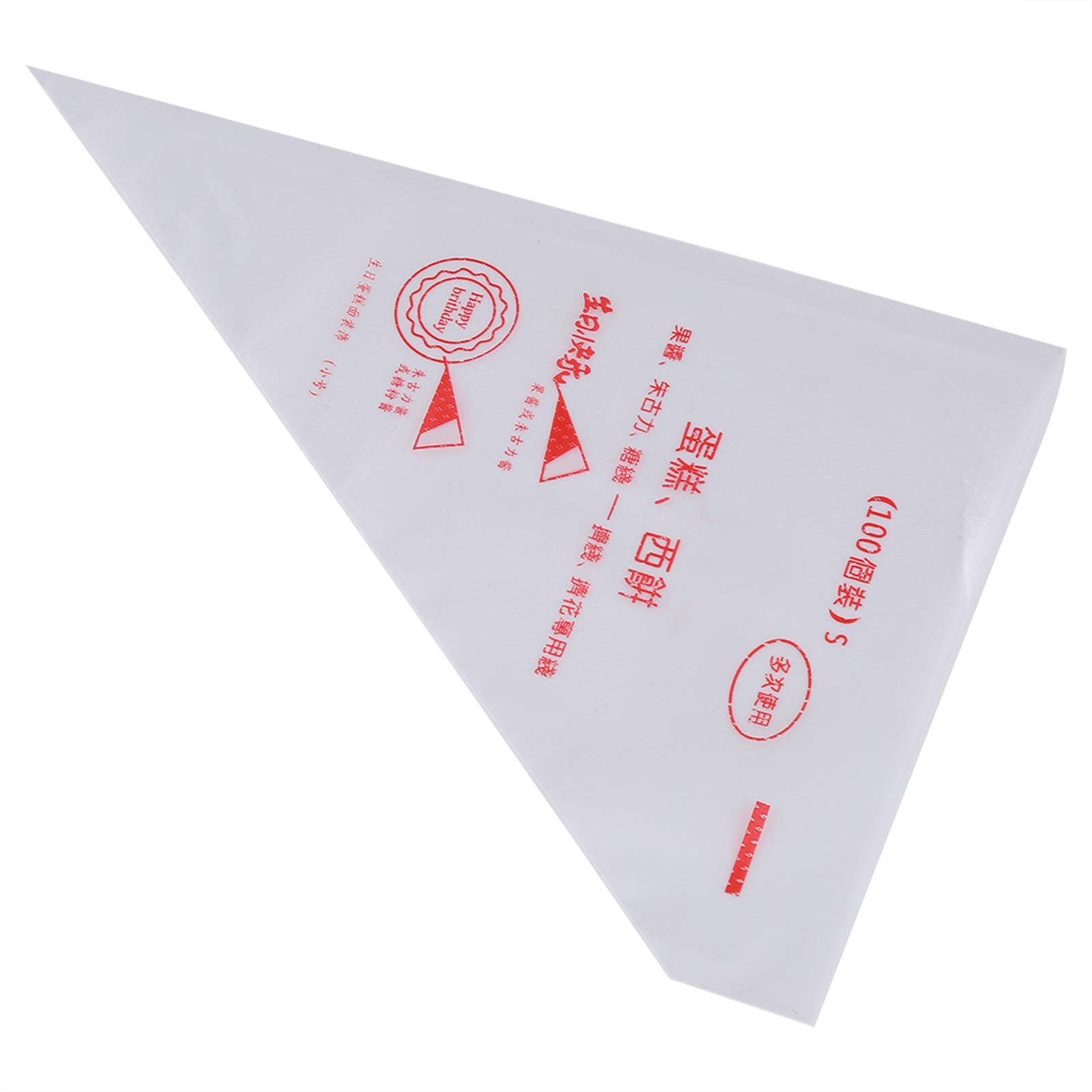 Torebka do Wyciskania Torebka do Lukrowania, 100 szt. Plastikowe Woreczki do Lukrowania Spożywczego Torebki do Dekorowania Ciast masą cukrową Torba Narzędziowa (mały rozmiar)