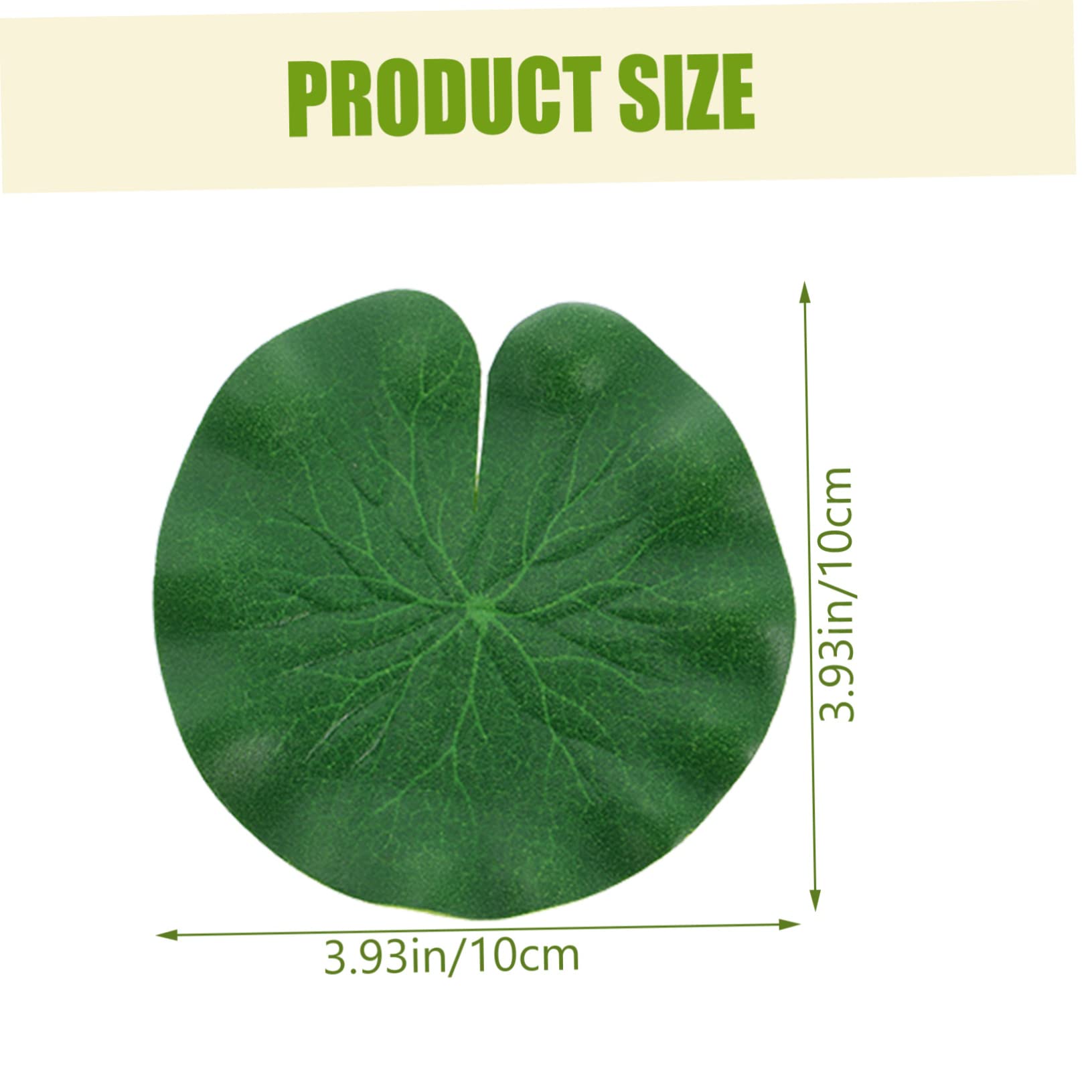 Cabilock 5 Juegos Hoja De Loto De Lenteja De Agua Simulada Plantas Flotantes Falsas Decoración Planta De Acuario Lenteja De Agua Acuario Adornos Pecera Acuario Artificial Páginas Green