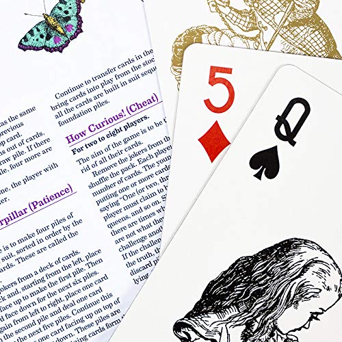 Professor Puzzle The Queen’s Guard Giant Playing Cards - Alice In Wonderland Themed Jumbo Playing Cards For All Card Games. Wonderland Games #TOP5
