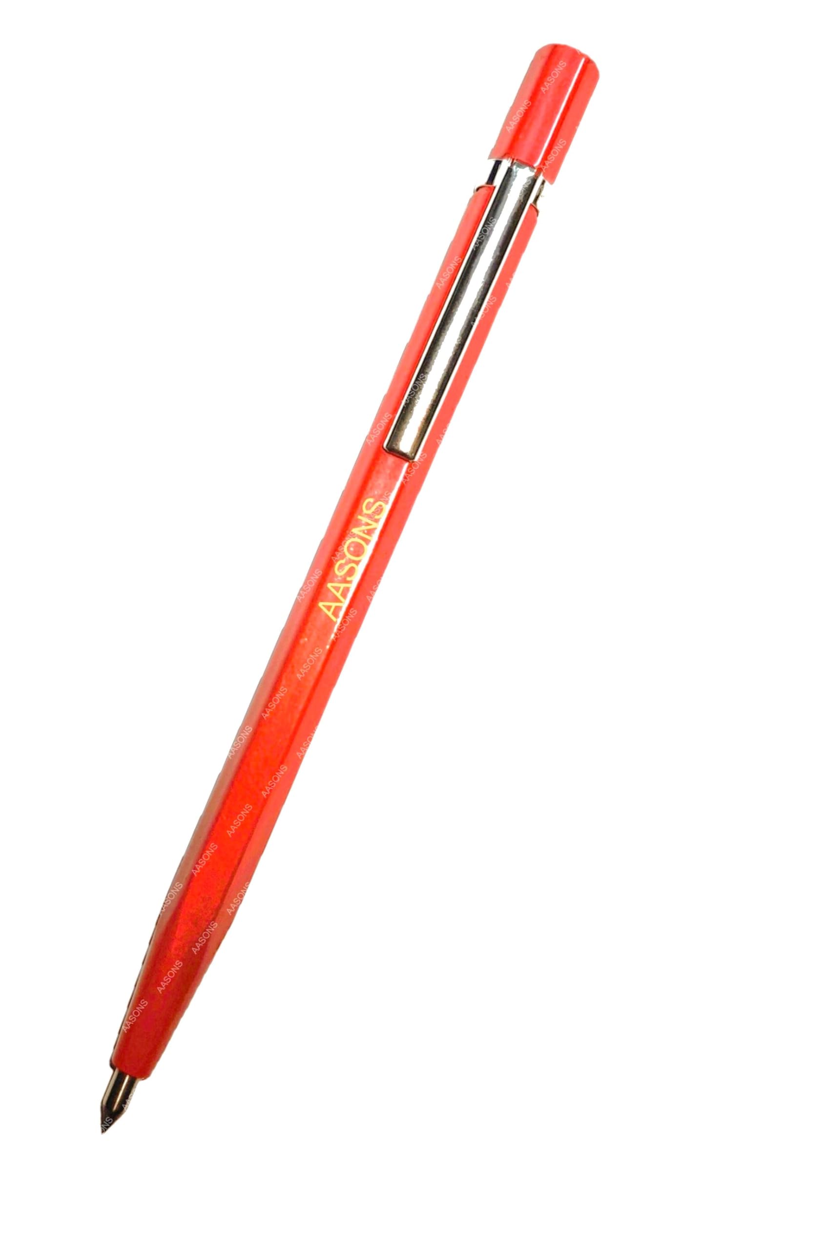 AASONS Etching Pen Engraver & Tungsten Carbide Scribe, Glass Writer Carving Carve Engraver Scriber Tools, Full Metal Body Engraving with Clip for Glass/Ceramics/Hardened Metal (Pack Of 1)