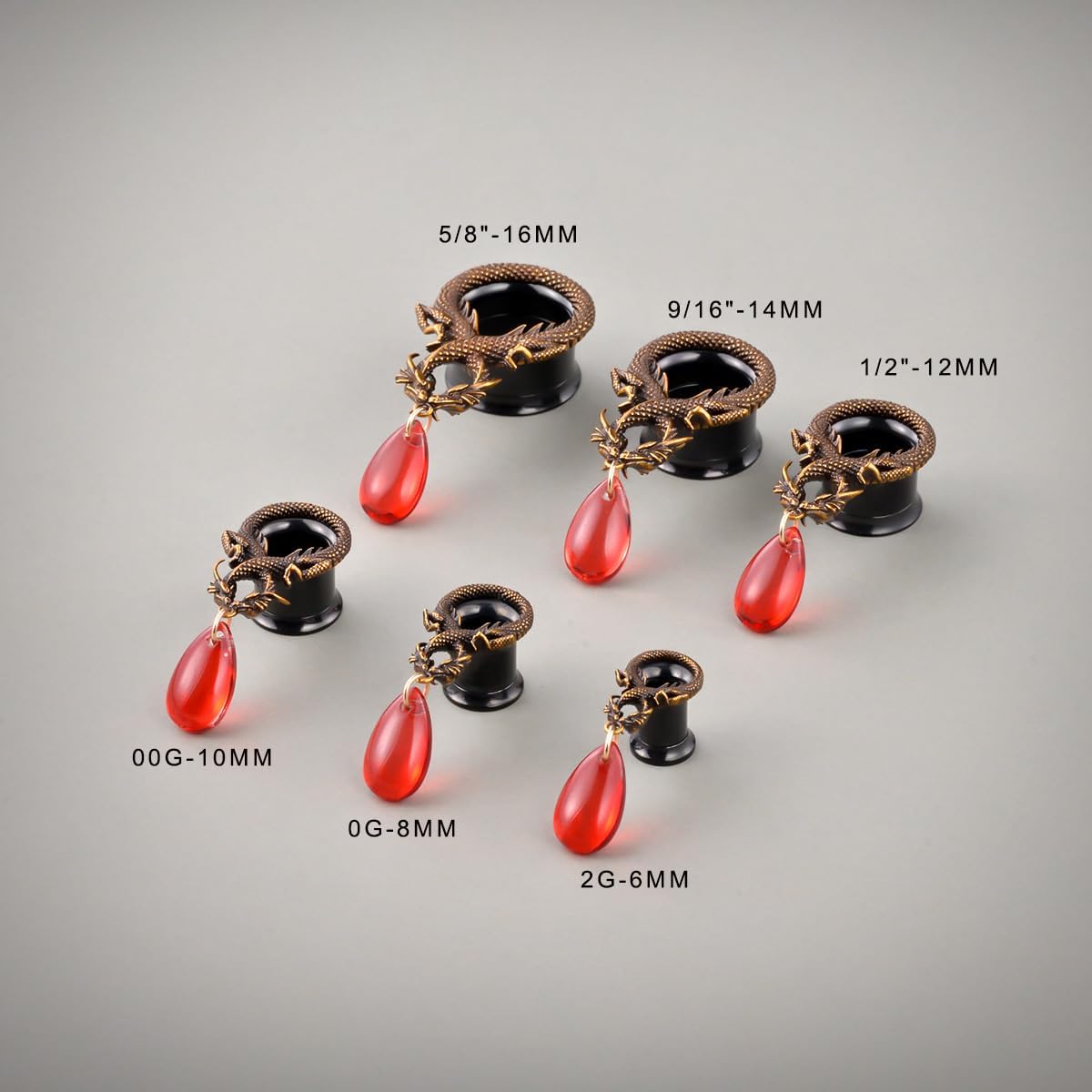 COOEAR Boucles D'oreilles à Vis En Acier Chirurgical Pour écarteur De