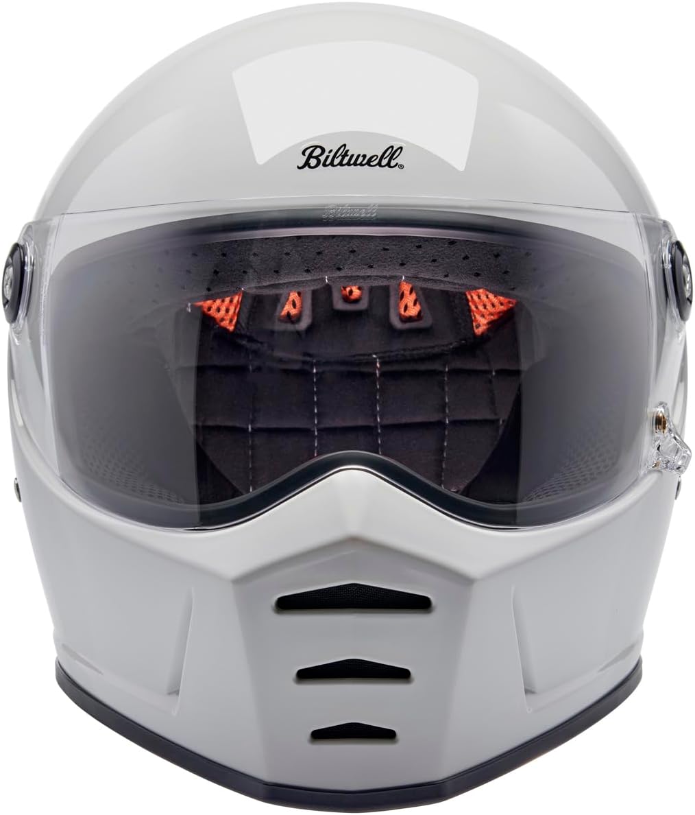 Biltwell Lane Splitter ECE R22.06 Motorcycle Helmet Gloss White