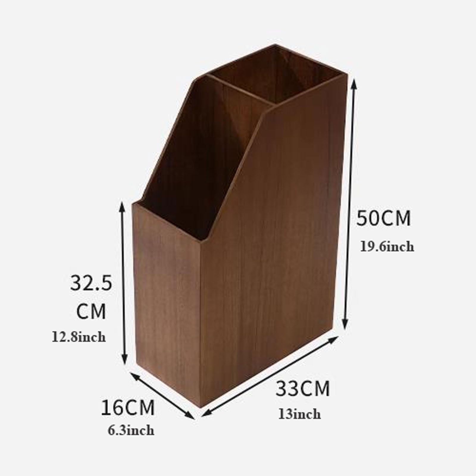 Dwuwarstwowy drewniany stojak na parasole niezależne wsparcie dla uchwytu laski do wejścia do domu biura - elegancki design natury