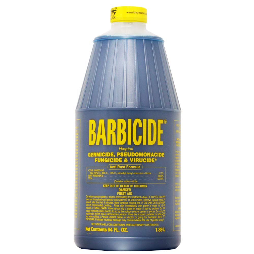 Amazon.com: Barbicide - Desinfectante concentrado, 64 onzas : Salud y Hogar
