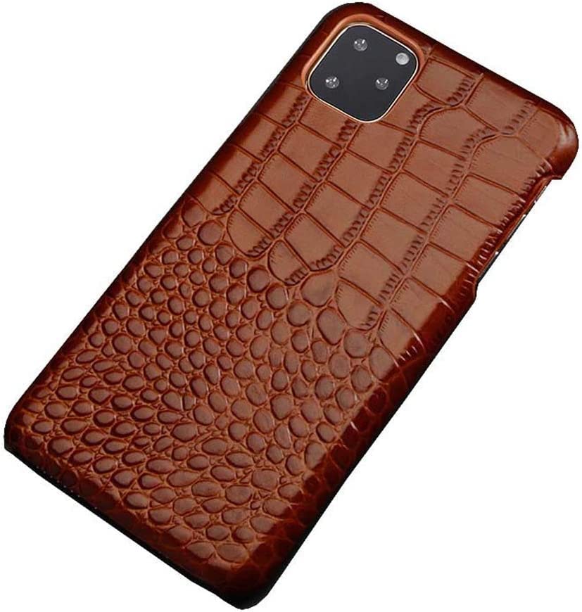 Coque en cuir de luxe marron pour iPhone 11 Pro | Le charme rétro