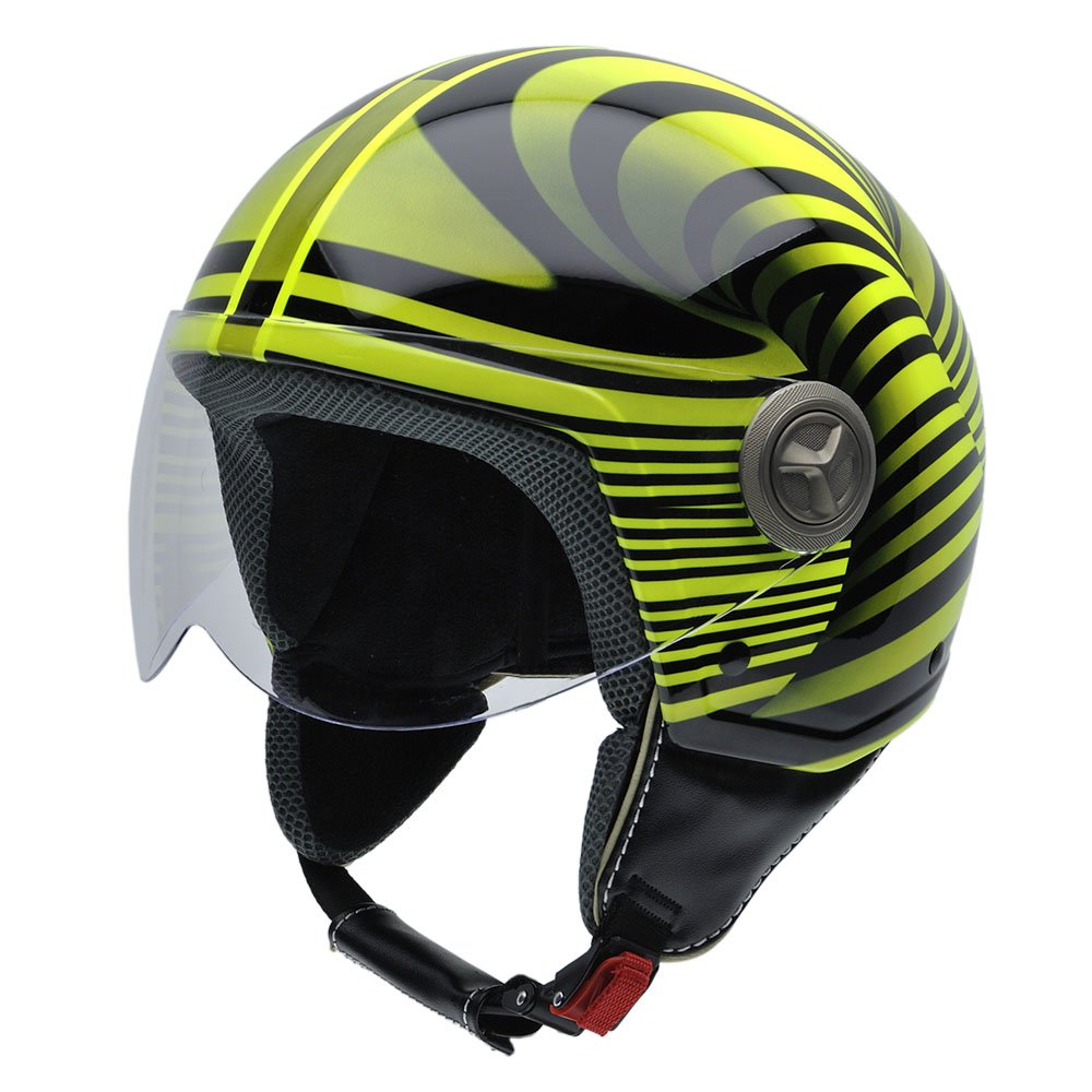 NZI 3D Vintage II Open Face Motorcycle Helmet — view 18