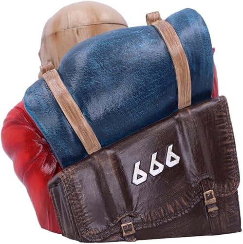 Miniatura 4 de Nemesis Now Caja de busto con licencia oficial de Iron Maiden The Trooper (pequeña), color rojo, 4.7 in