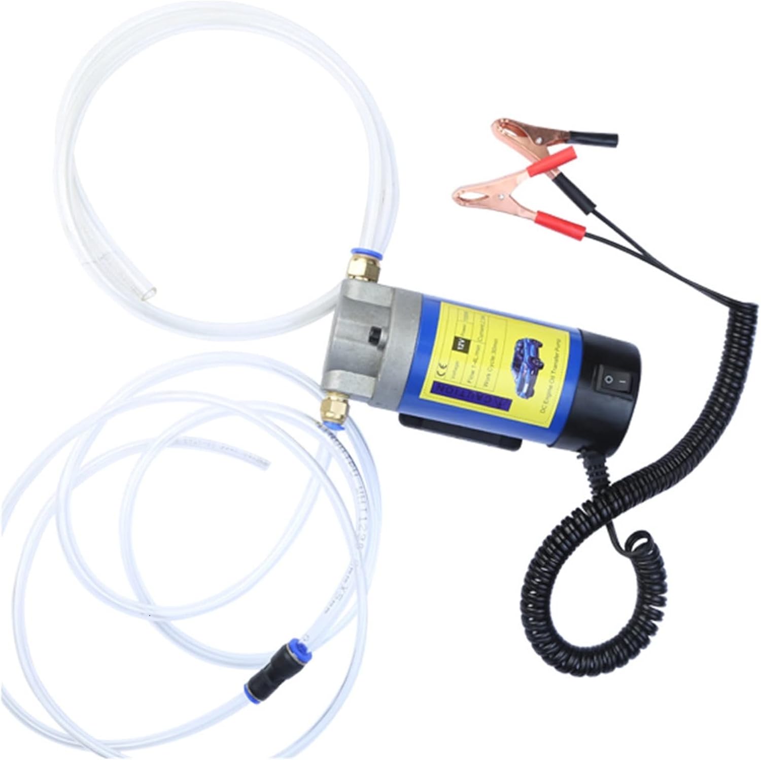 Mini Submersible Portable Electric Water Pump 12V Electric Scavenge Suction Transfer Change Pump Motor Oil Extractor