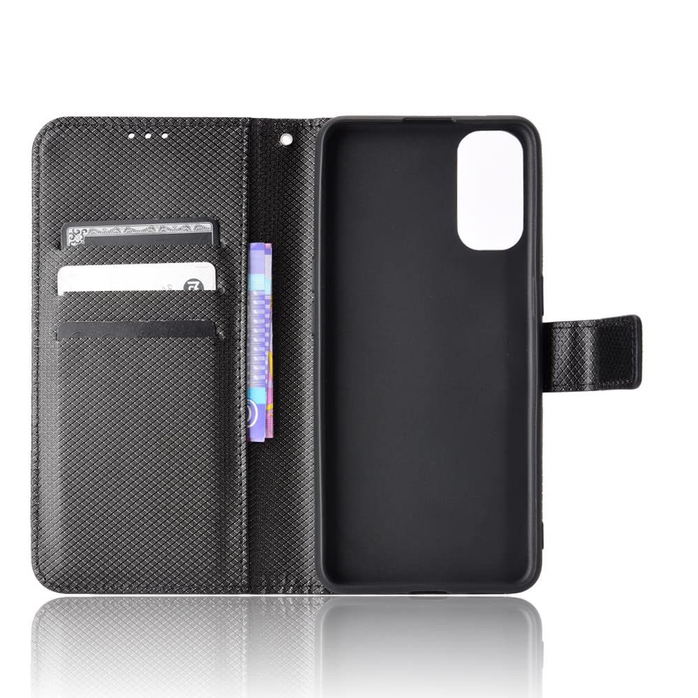 PHASE Cover Per Oppo Reno8 5G - Custodia In Silicone TPU Con Supporto Magnetico Anello, Nero