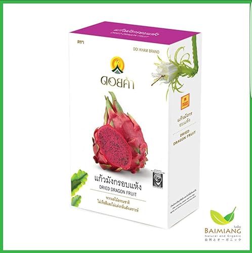 Miniatura 5 de Bocadillos de fruta de dragón deshidratados Sabores naturales 100% veganos Halal 3.53 oz