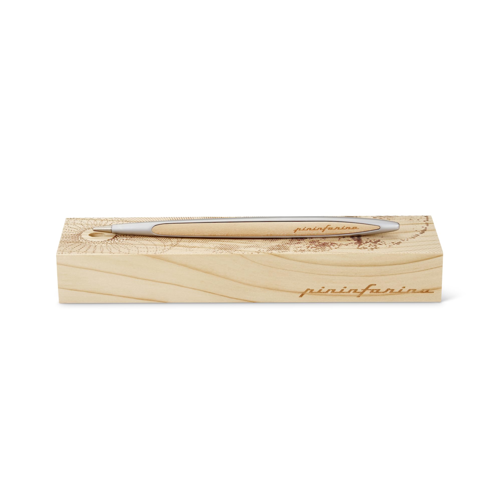 Pininfarina "Cambiano" | Penna in alluminio e legno di noce con punta ethergrafo, confezione regalo