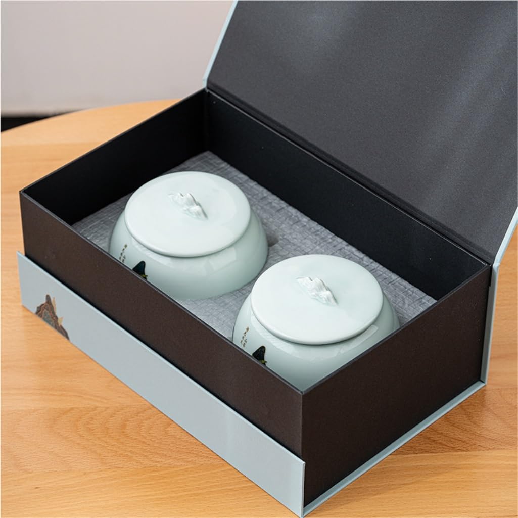 Organizer na torebki herbaty, pojemnik do przechowywania herbaty, ceramiczne puszki do przechowywania herbaty w hurcie, kuchnia domowa, orzechy, ziarna kawy, zamknięte puszki, chiński zestaw do herb